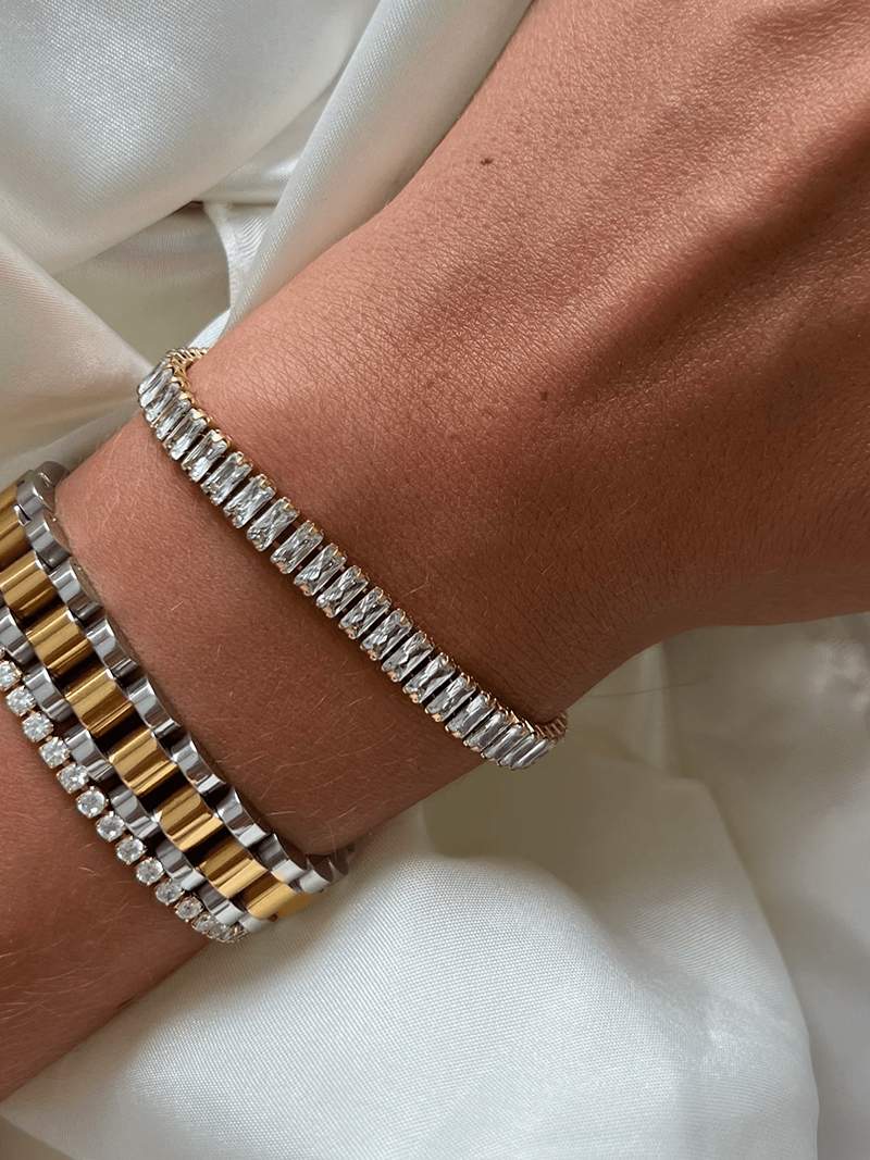Baguette River Bracelet